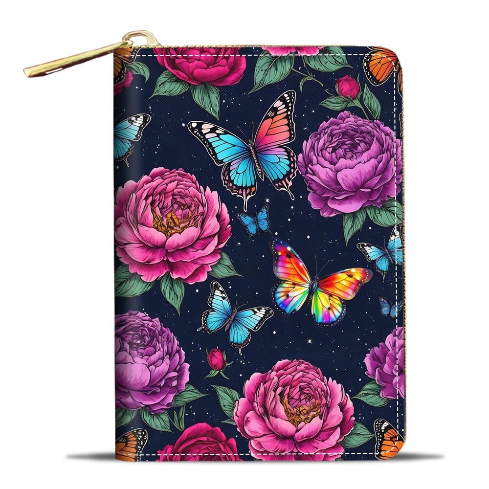 1233 Credit Card Holder Wallets , Small RFID Wallet Slim Leather Card